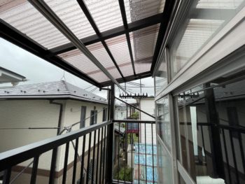 ベランダ交換　事例　施工後
